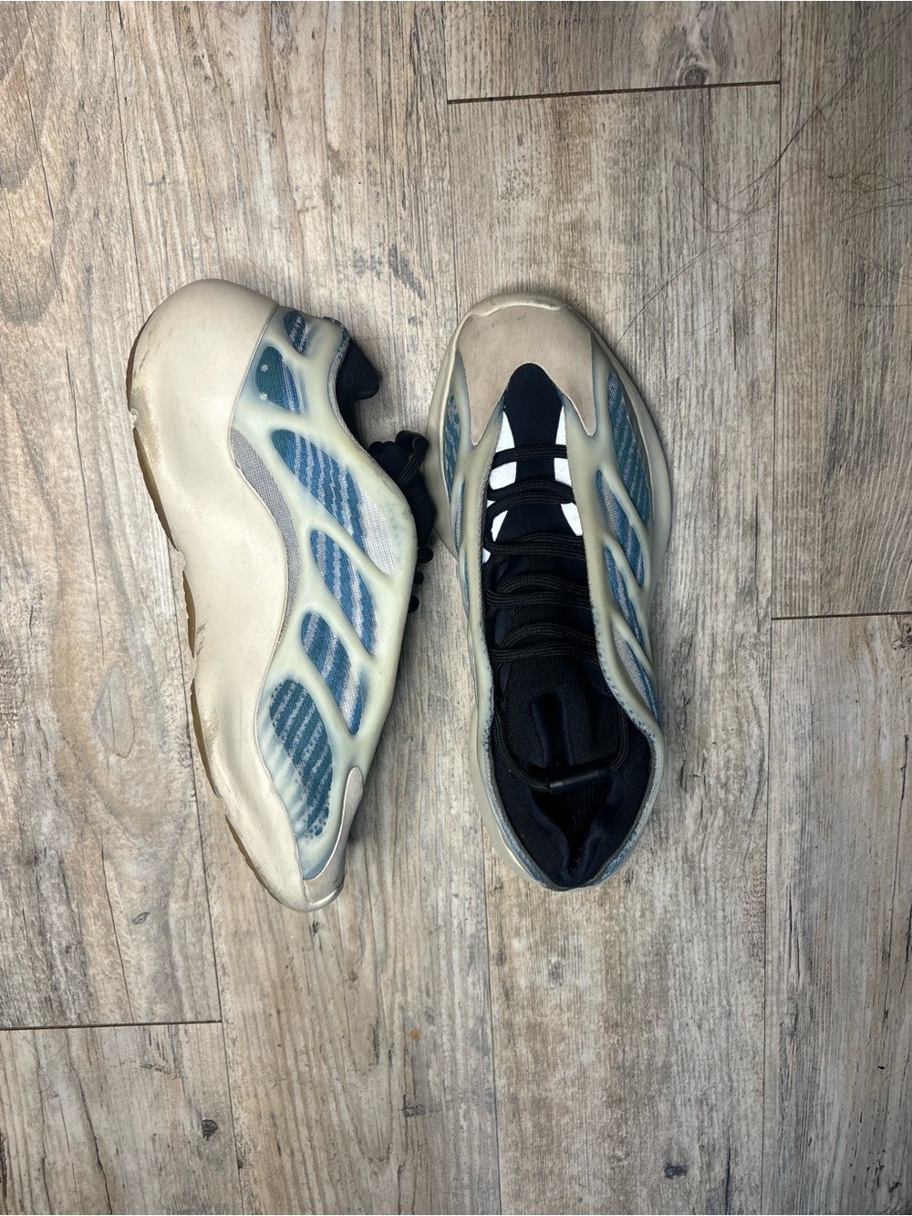 Yeezy Boost 700 V3 Cream with Blue Accents